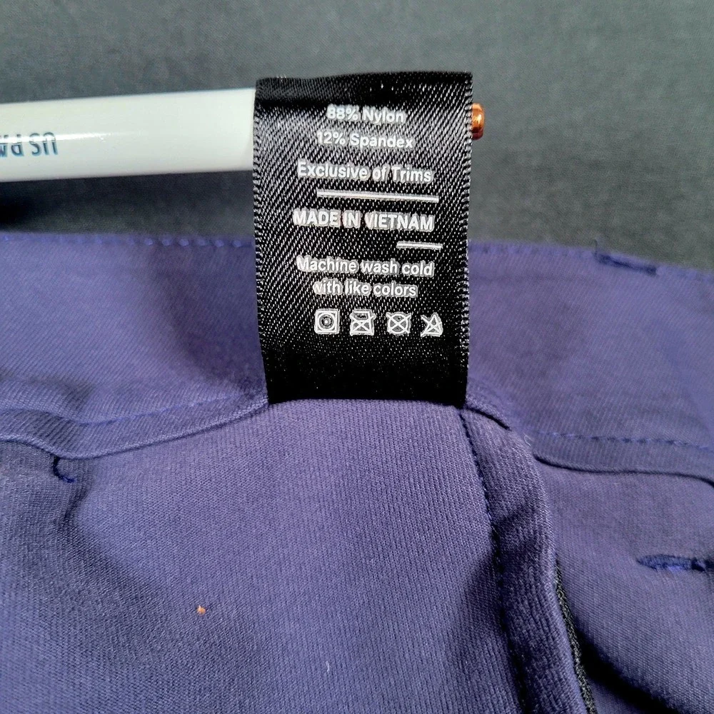 Public Rec Gamechanger Pants Men 40 x 30* Navy Blue Nylon‎ Stretch Tapered